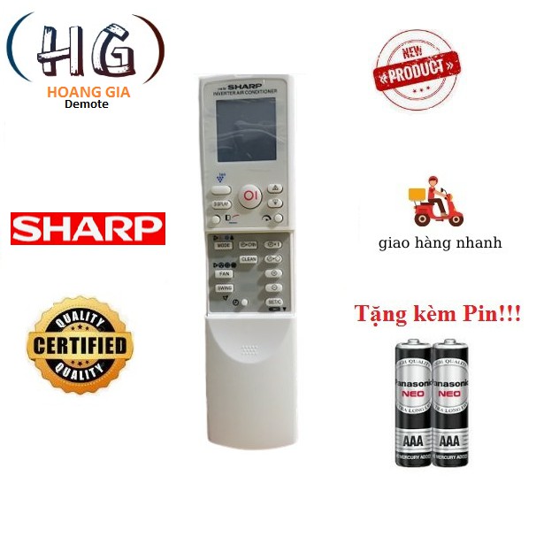 Điều khiển điều hoà SHARP (Inverter)