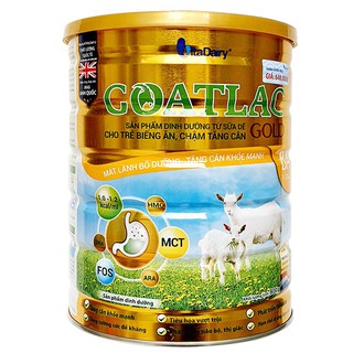 Sữa Dê GOATLAC GOLD BA mẫu mới lon 800g DATE MỚI