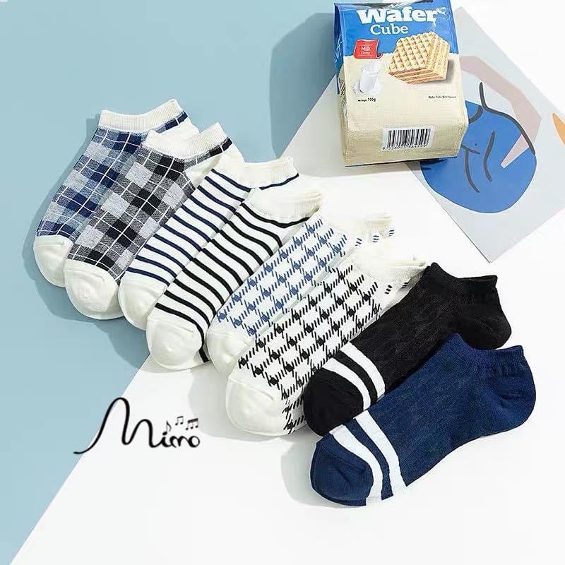 Tất vớ nữ cổ ngắn màu vintage trẻ trung cực xinh, chất liệu thấm hút mồ hôi co giãn 4 chiều chống hôi chân