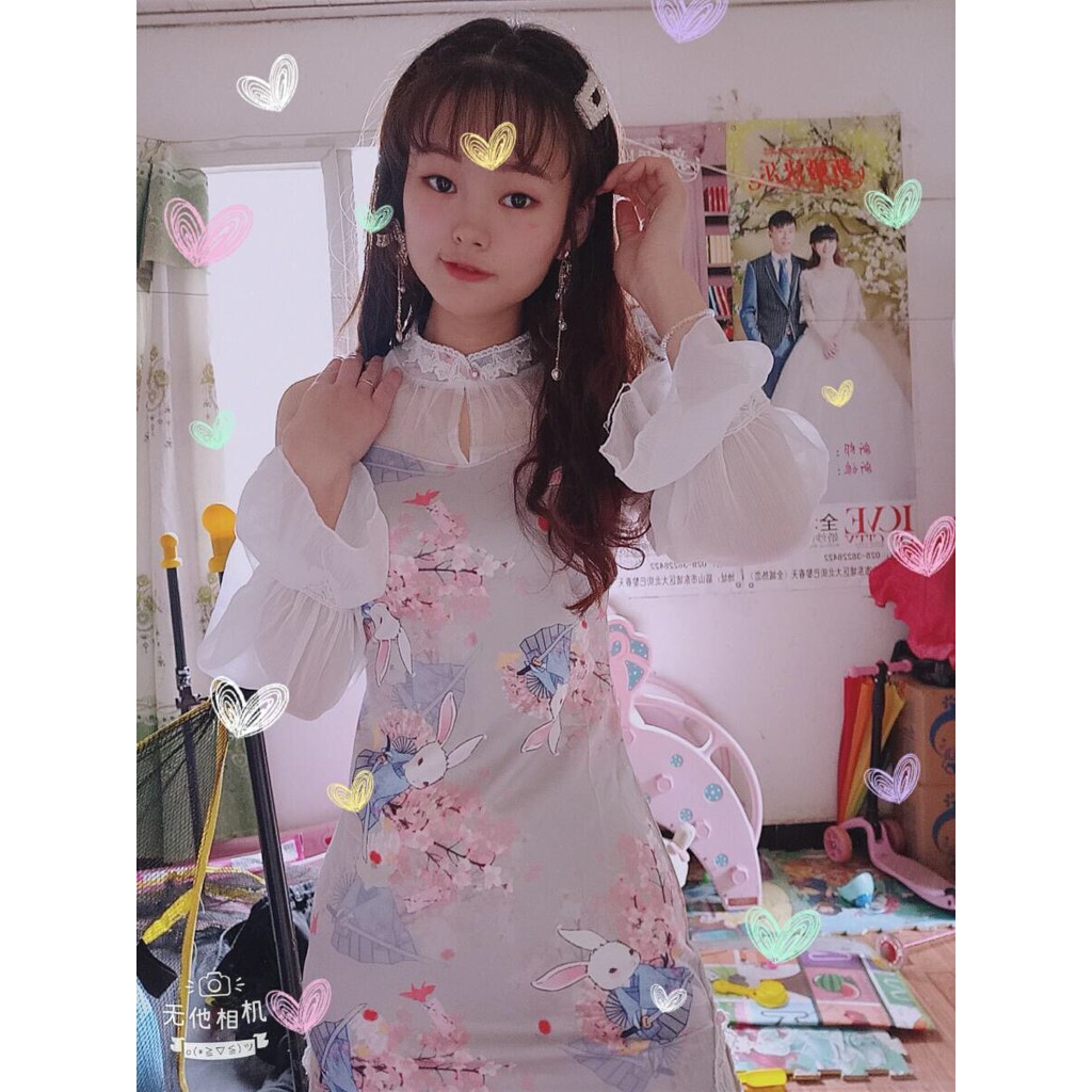 [Sẵn Hàng]♥️Đầm,Váy Sườn Xám Thỏ Cách Tân(ảnh thật)Size S,M,L | BigBuy360 - bigbuy360.vn