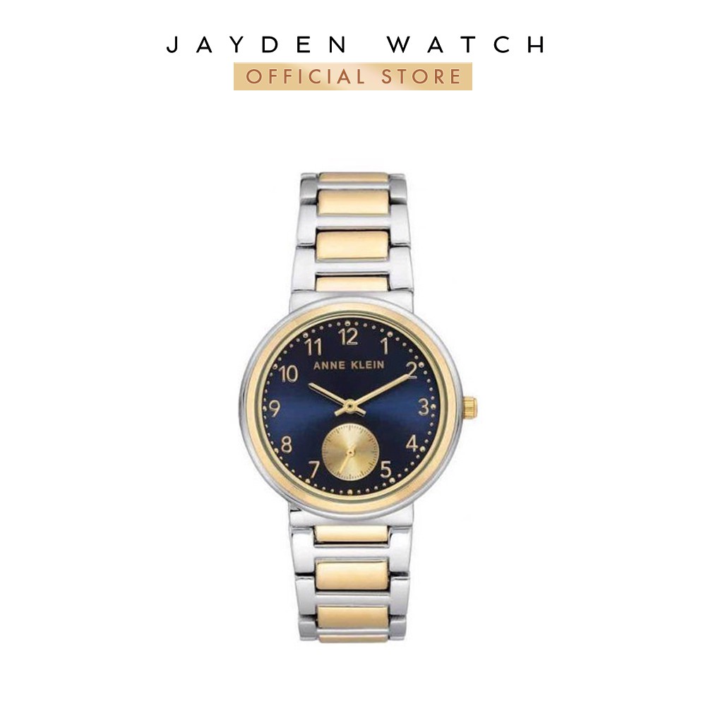 Đồng hồ Nữ Anne Klein 3407NVTT Two-tone & Navy dial 34mm