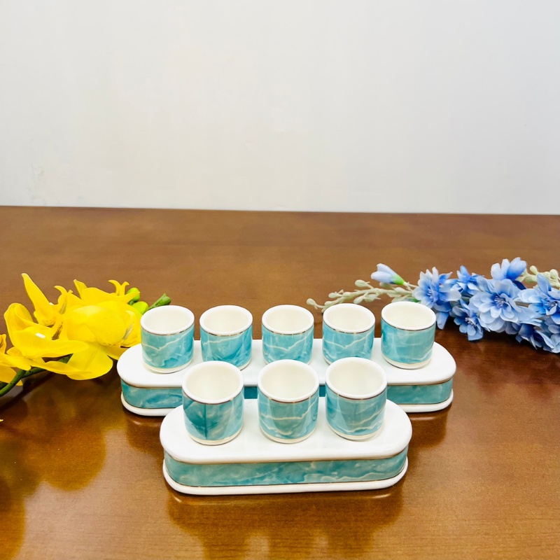 Bộ đồ thờ vân đá xanh cao cấp ĐẠI PHÁT, bộ đồ thờ gia tiên, đồ thờ thần tài gốm sứ cao cấp, bát hương sứ
