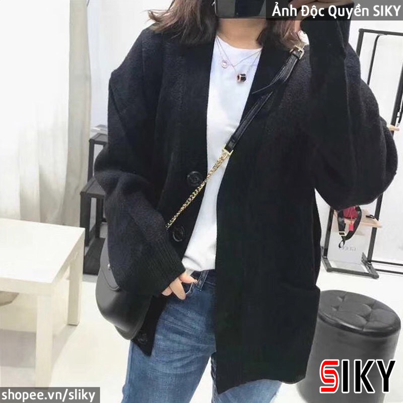 Áo len cadigan cài cúc siêu xinh - KL02 | BigBuy360 - bigbuy360.vn