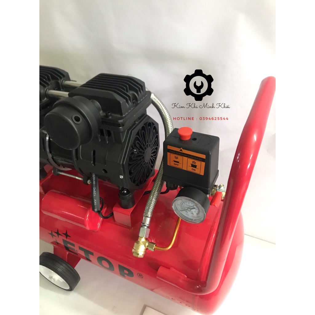 Máy nén khí không dầu ETOP 30L Thái Lan 1200W | Máy nén khí sạch