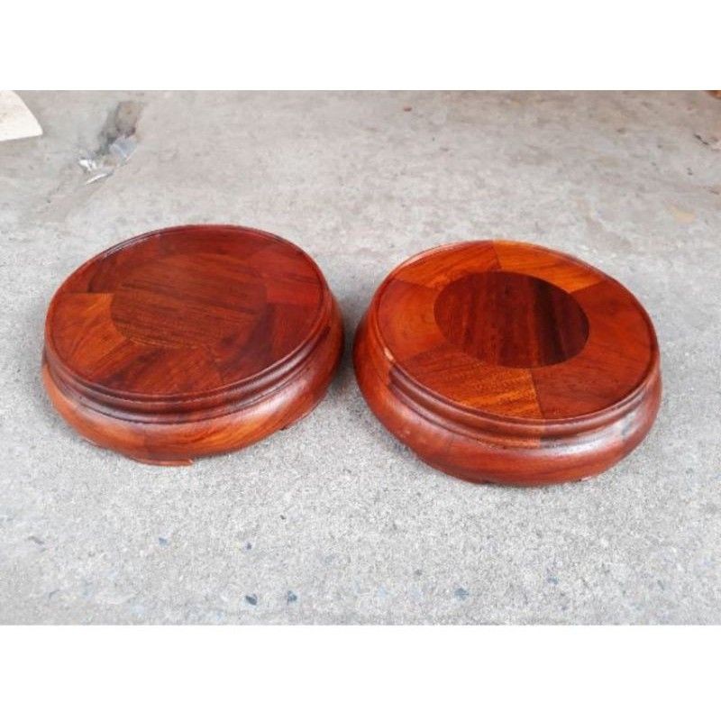 Đế không chân-Kỷ tròn-Chân để bát hương tròn gỗ hương cao cấp .Đường kính từ 10-20cm