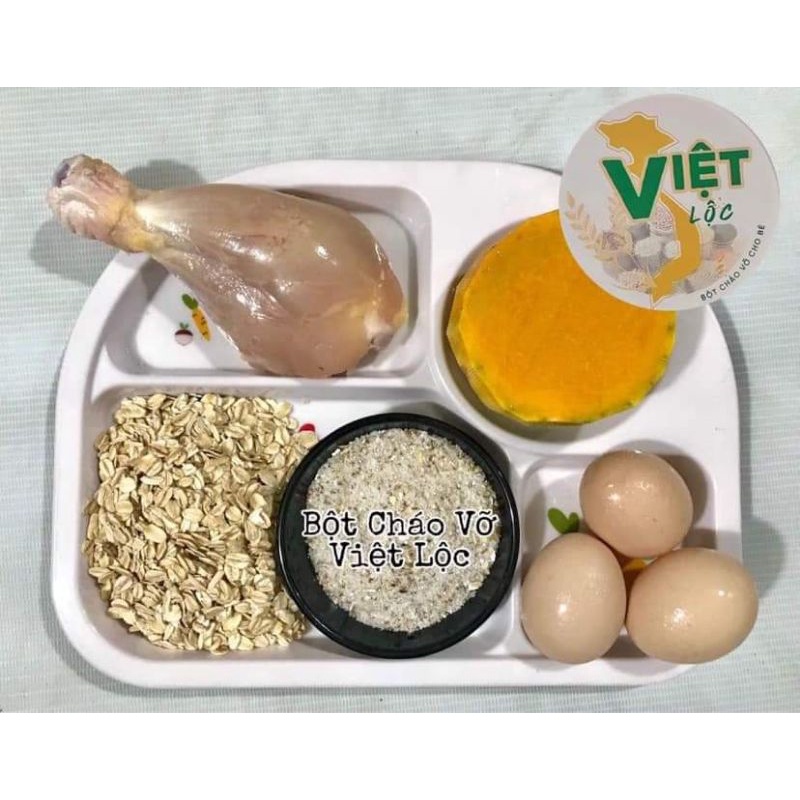 Cháo vỡ hạt việt Lộc, cháo dinh dưỡng  cho bé ăn dặm, 10 hạt dinh dưỡng cao cấp, hộp 500gr, ❤️freeship ❤toàn quốc