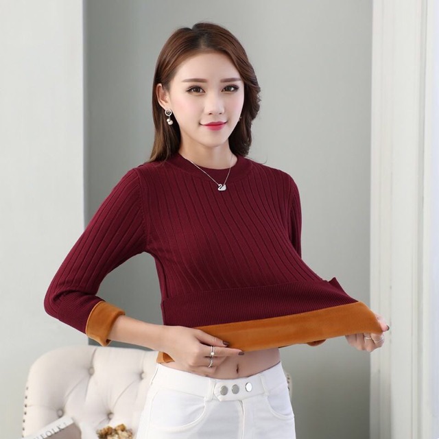 [ FREE SHIP ĐƠN 99K ]_Áo len giữ nhiệt lót nỉ