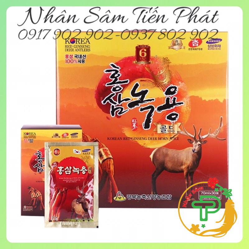 Nước hồng sâm nhung hươu Hàn Quốc