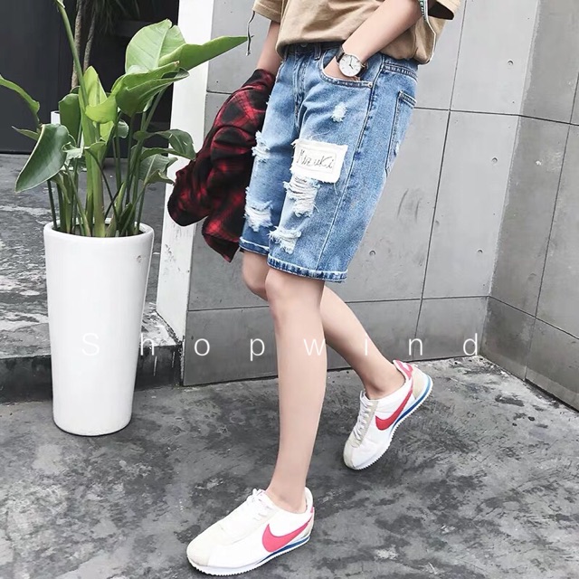 Quần Sort Jean Unisex Quảng Châu