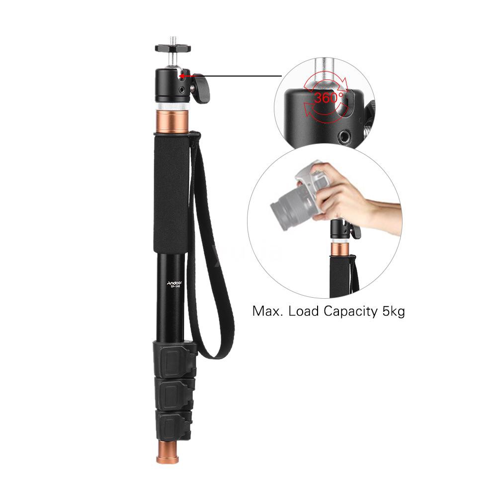 Gậy chụp ảnh Monopod tp-148 94.6cm/ 37.2 " có thể điều chỉnh được chịu được tối đa 5kg