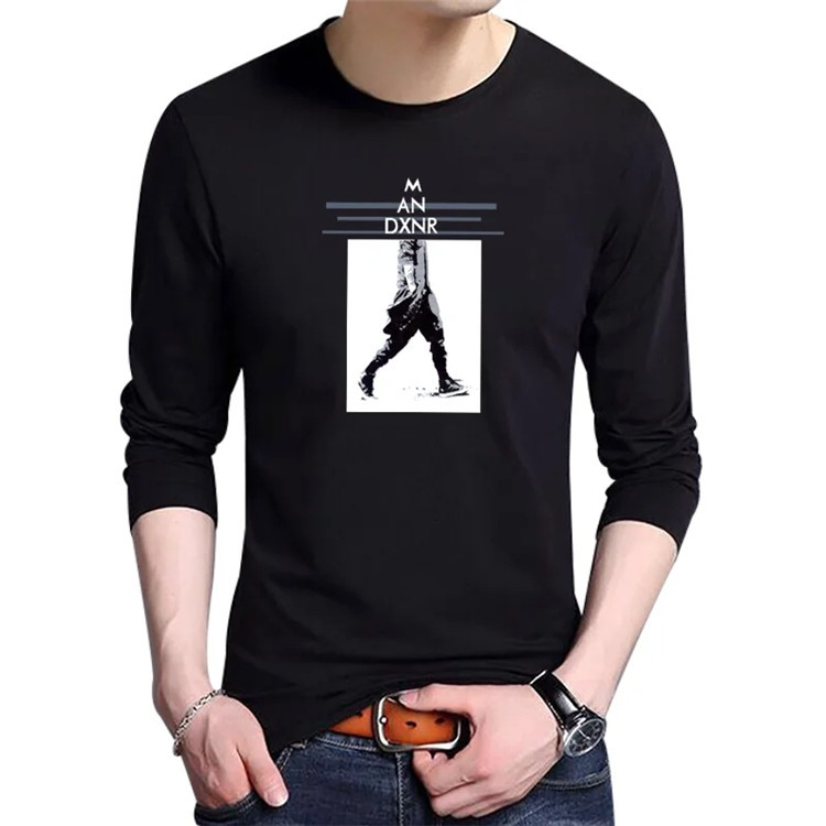 Áo T shirt nam dài tay in hình cá tính thời trang thu đông nam | BigBuy360 - bigbuy360.vn