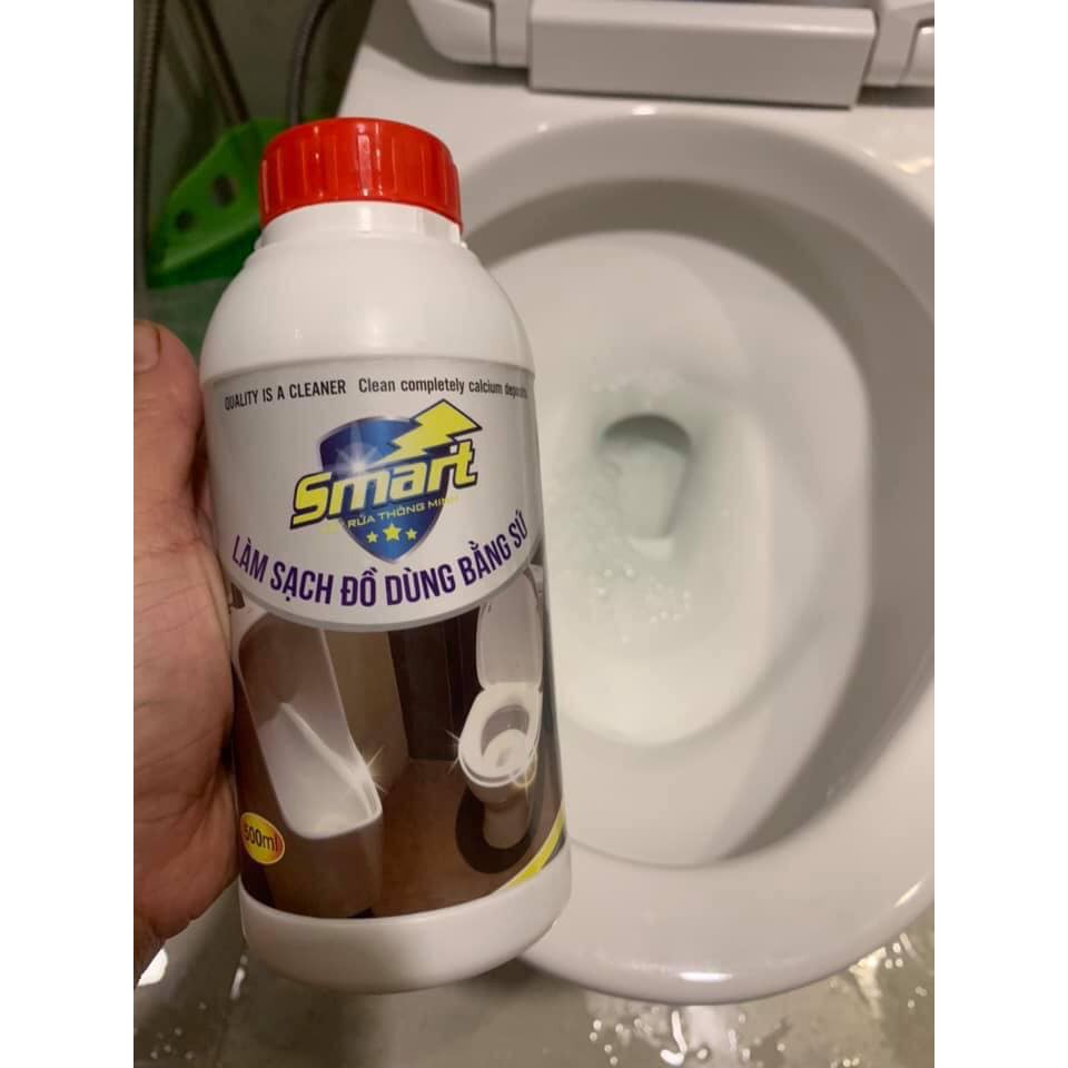 CHẤT LÀM SẠCH ĐỒ SỨ - SIÊU SIÊU SẠCH - SẠCH NHƯ MỚI