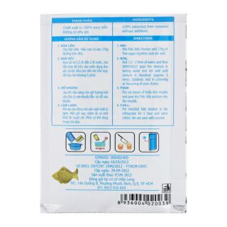 Bột Rau Câu Con Cá Dẻo Hiệp Long 10g
