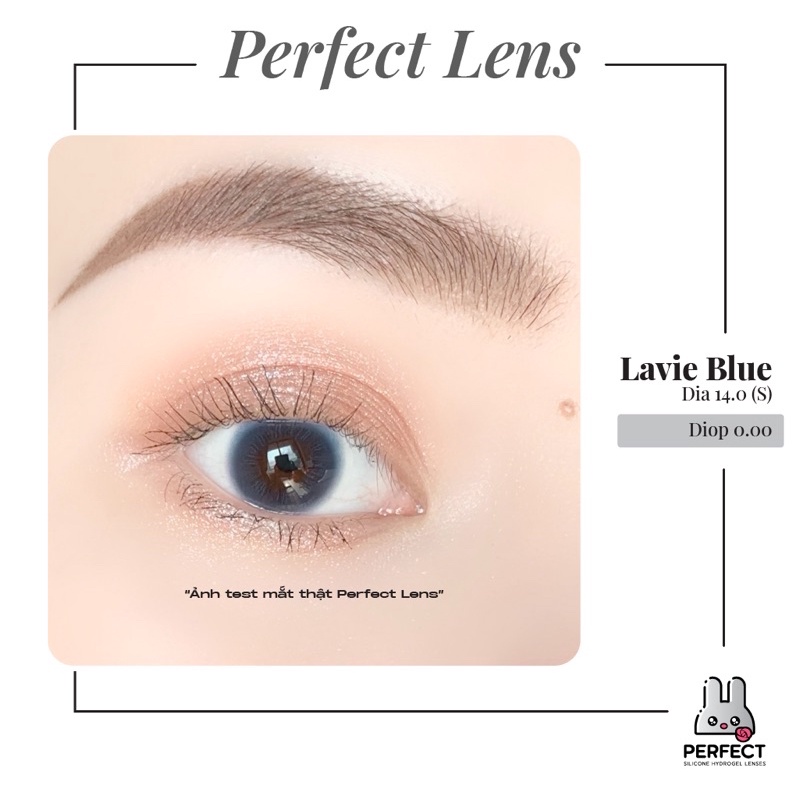 Lens Mắt , Kính Áp Tròng Lavie Blue Không Độ , Dia 14.0 , Cho Mắt Nhạy Cảm Giá Sale