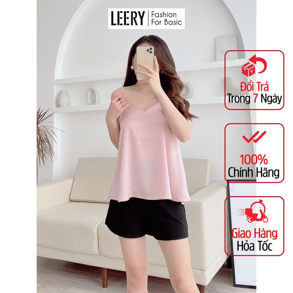 Áo hai dây lụa Ý cực đẹp hàng tự thiết kế A2D-01 LERRY