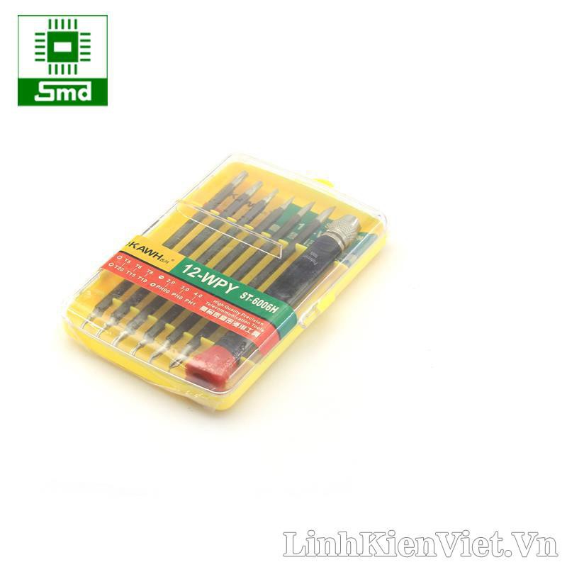 Bộ tô vít, tua vít đa năng 12 đầu 6006H nhỏ gọn cầm tay