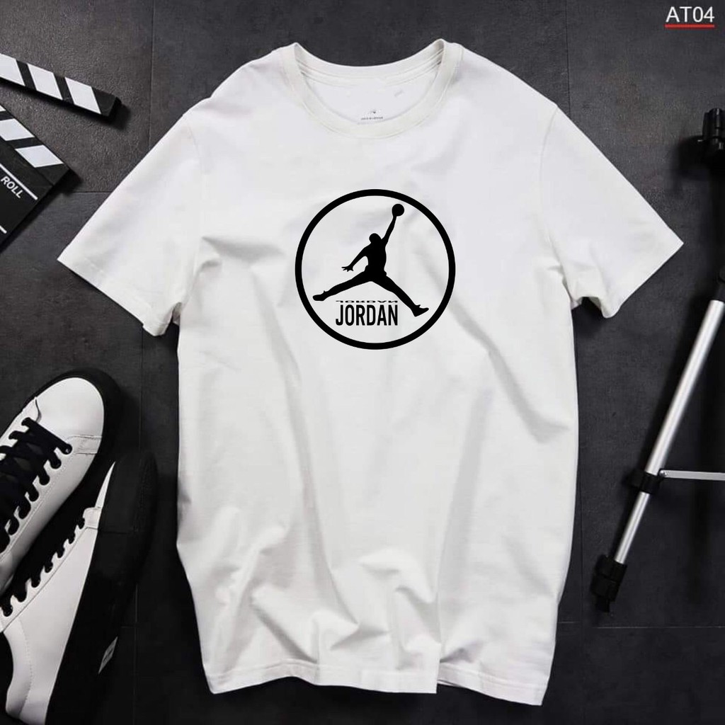 [Mã FAMARAL1 giảm 10K đơn 50K] Áo thun áo thun jordan đủ màu ( Đen, Trắng, Vàng, Đỏ )