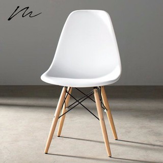 [Giao Nhanh 2h HCM] Ghế dựa chân gỗ màu trắng Eames