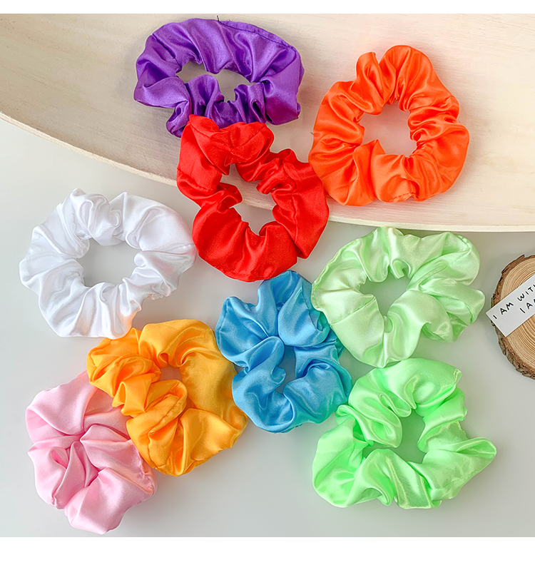 Dây buộc tóc vải nhung nhiều màu sắc có đèn LED thời trang dành cho nữ