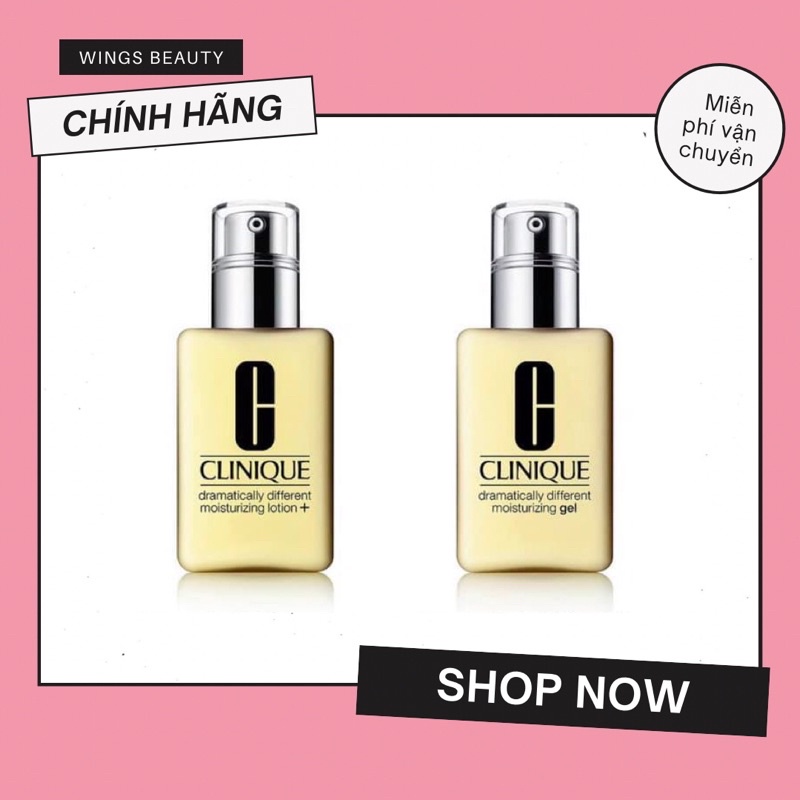 Kem dưỡng ẩm CLINIQUE Dramatically Different Moisturizing dạng GEL và LOTION