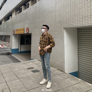 Áo sơ mi kẻ - orche flannel - form oversize - de basé