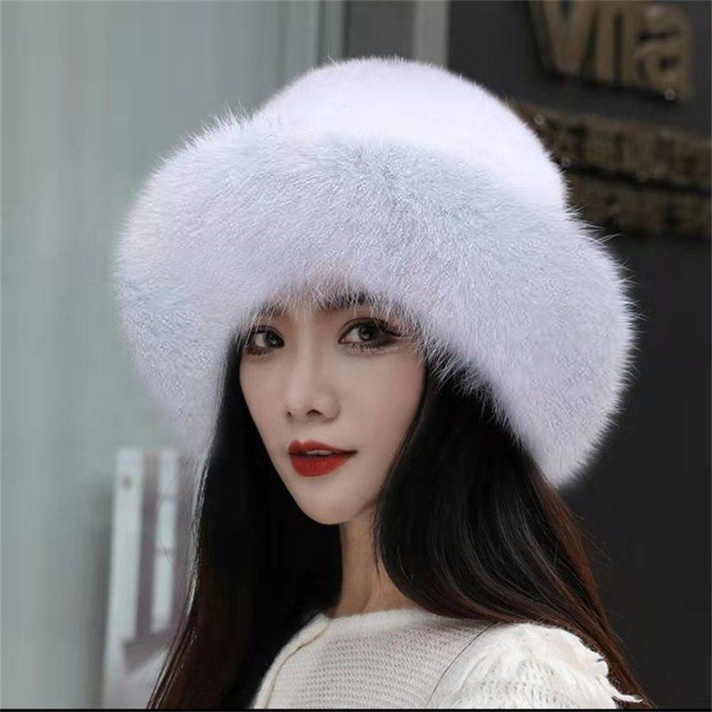 EUTUS Mũ Lông Che Tai Giữ Ấm Mùa Đông Dành Cho Nữ