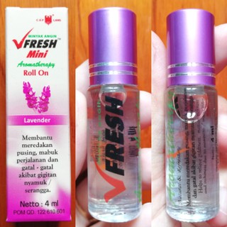 Dầu lăn tinh dầu thảo mộc VFRESH (4ml)