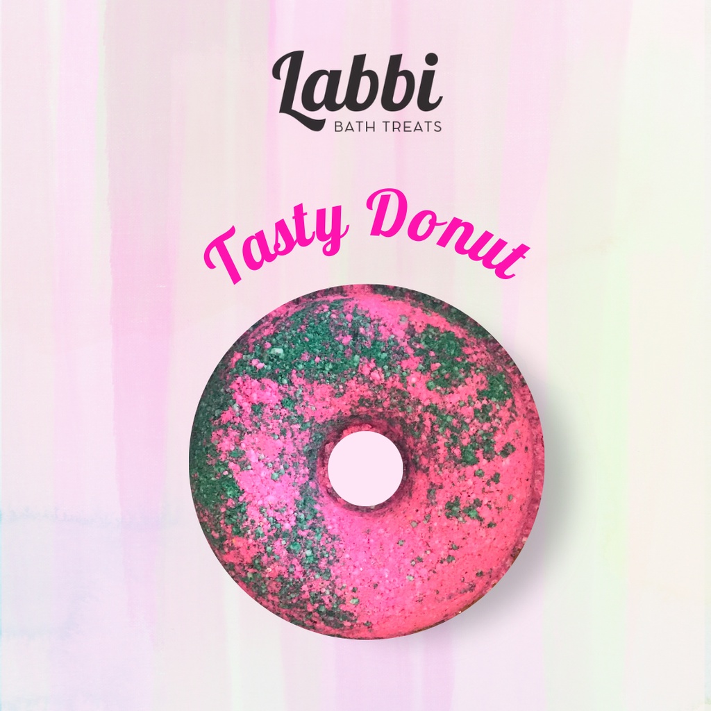 TASTY DONUT [Labbi] Bath bomb / Viên sủi bồn tắm / Bom tắm / Viên thả bồn tắm / Bathbomb