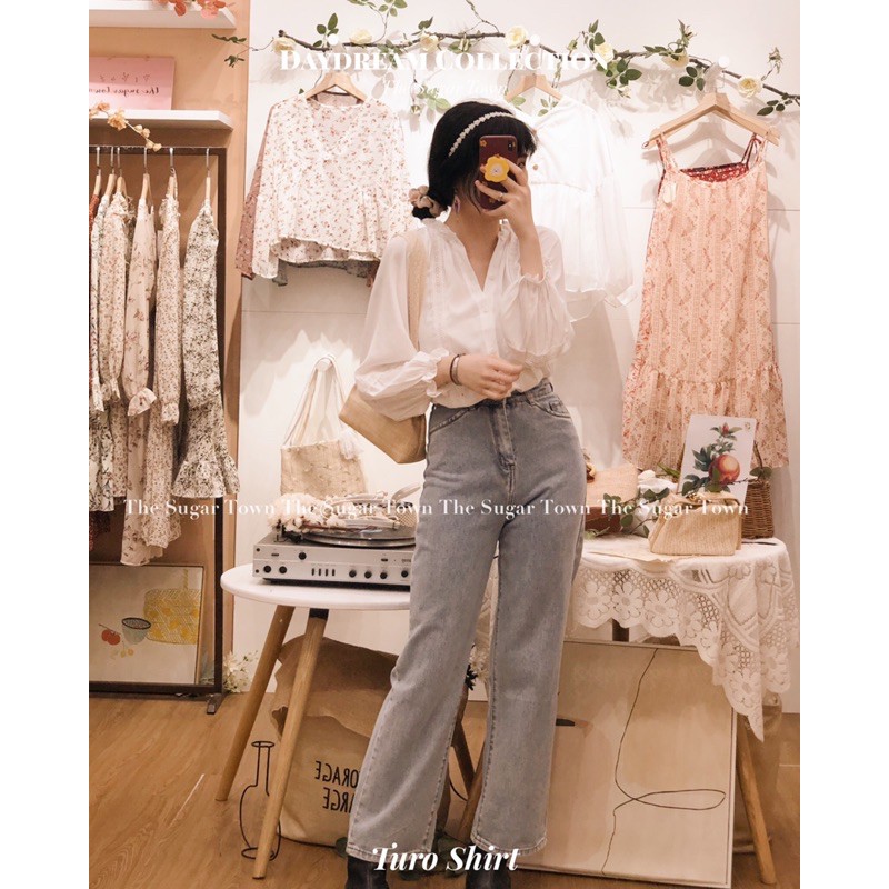 Turo Shirt áo sơ mi tay bồng SugarTown | BigBuy360 - bigbuy360.vn
