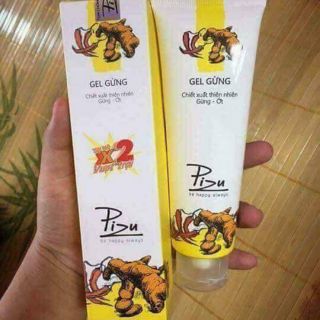 Gel gừng - tan mỡ pizu