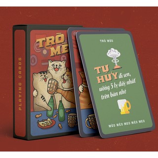 Bộ bài TRÒ MÈO 🍻 Drinking Game rất "NẶNG ĐÔ" 🍻