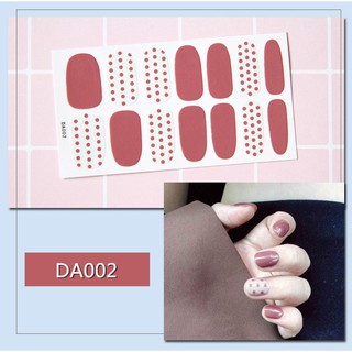 Miếng dán móng tay - Nail Wraps (14 miếng dán khô)