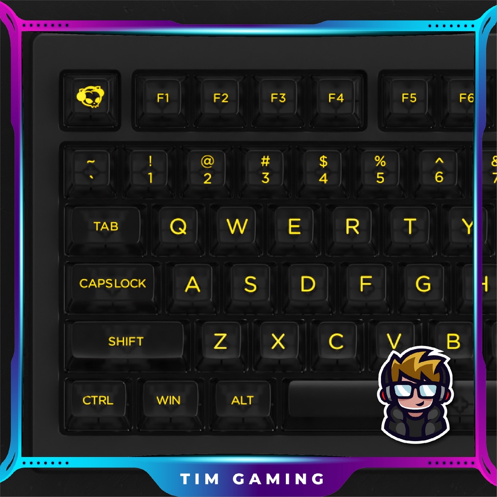 Bộ keycap bàn phím cơ AKKO – Black