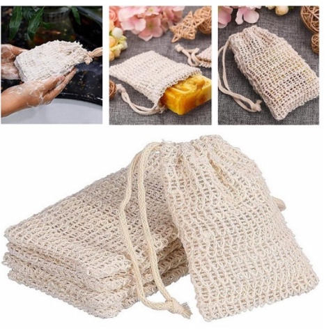 Túi Lưới Đựng Xà Phòng Handmade Thân Thiện Với Làn Da Mềm Mại