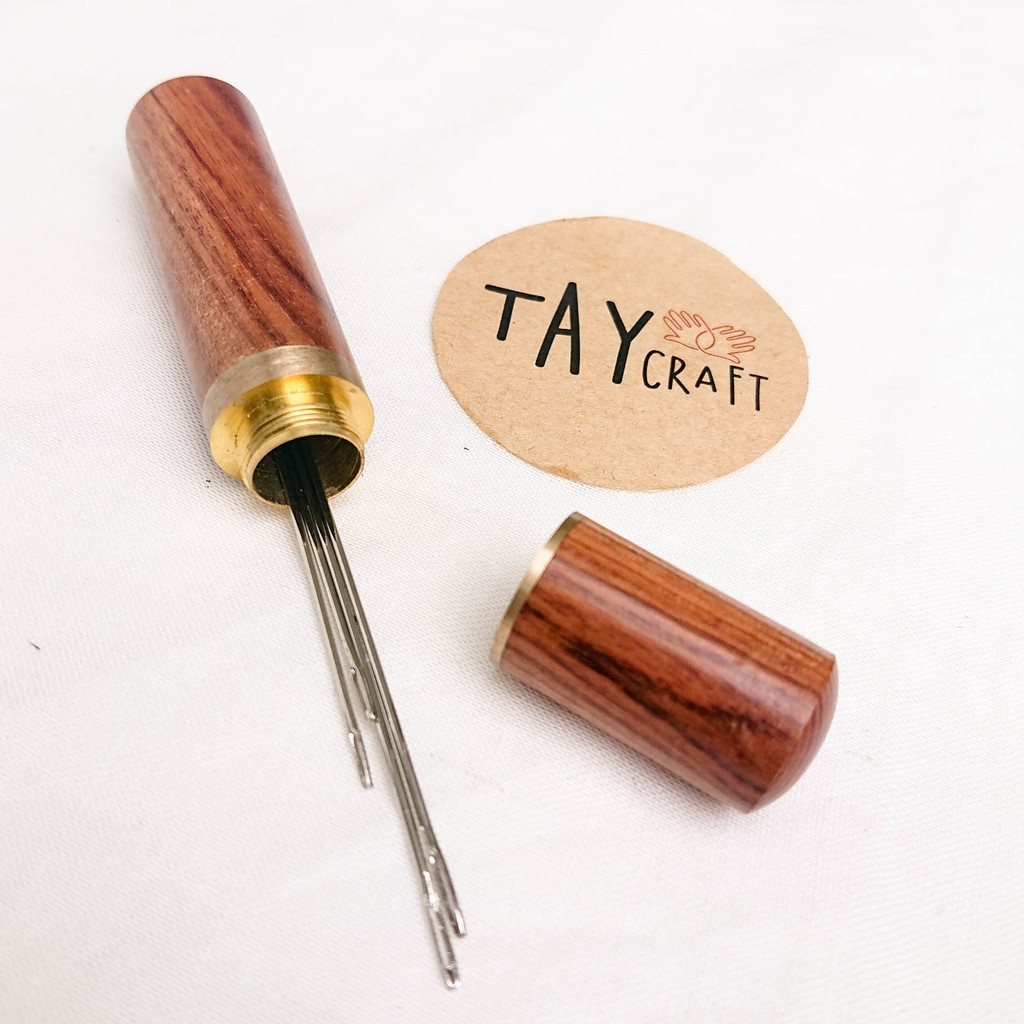 Ống đựng kim bằng gỗ đàn hương