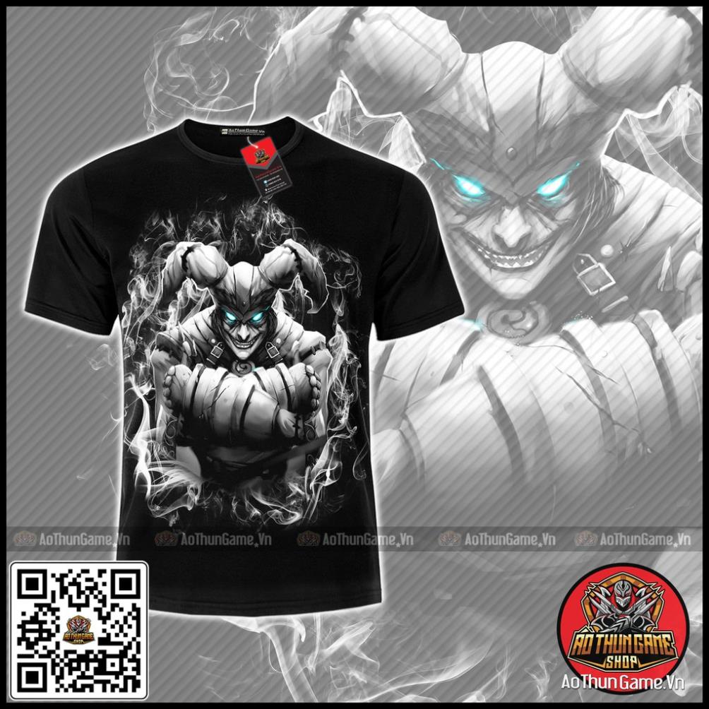 Áo liên minh huyền thoại Shaco Black TD01 cực đẹp (3D Đen) Áo đấu Game Tốc Chiến LMHT LoL (Shop AoThunGameVn) !