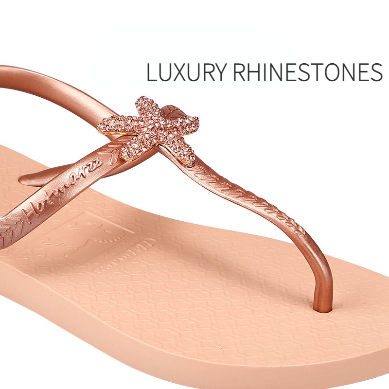 Hotmarzz  dép nữ Xăng đan dép đi biển HM0604