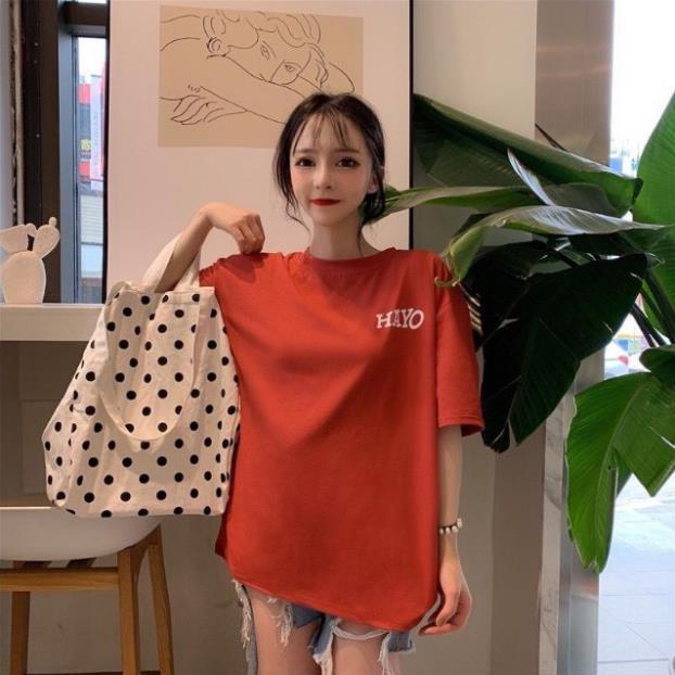 [S02][HÌNH THẬT] Áo thun nữ nam unisex căp đôi áo phông nữ tay lỡ HaYo siêu hot hàng rất đẹp-BT008
 | BigBuy360 - bigbuy360.vn