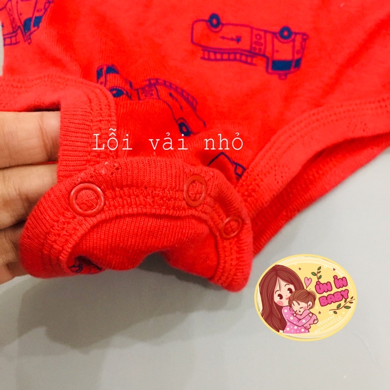 Body chip cộc tay xuất dư LỖI LOẠI 1 chất liệu cotton thấm hút mồ hôi cho bé trai bé gái (size: 3-24m)