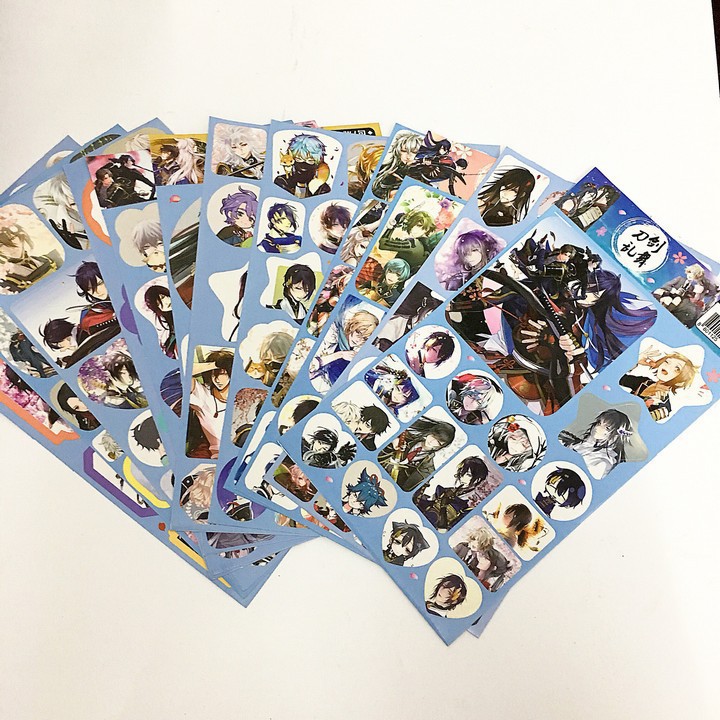 (new) (5k) Ảnh dán lẻ tấm sticker Sword Art Online album ảnh dán anime