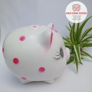 Lợn Đất cute Chấm bi / Heo Đất Tiết Kiệm / Lợn Đất / Lợn Đất Tiết Kiệm