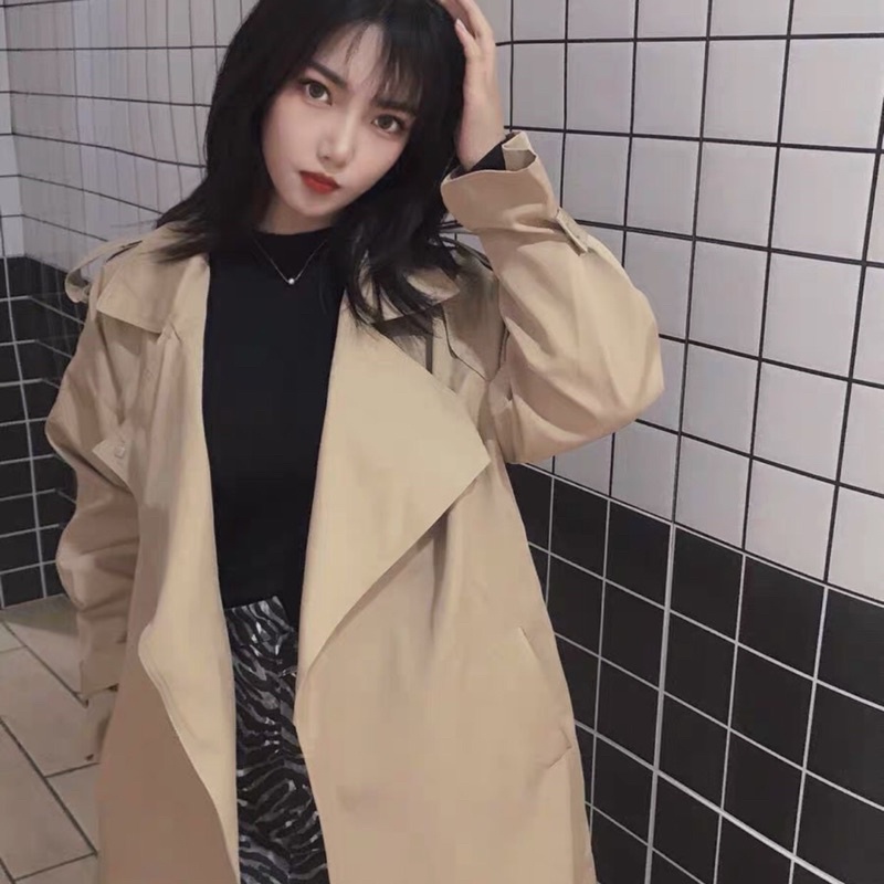 Áo khoác măng tô kaki nữ ngắn, dài QCCC | BigBuy360 - bigbuy360.vn