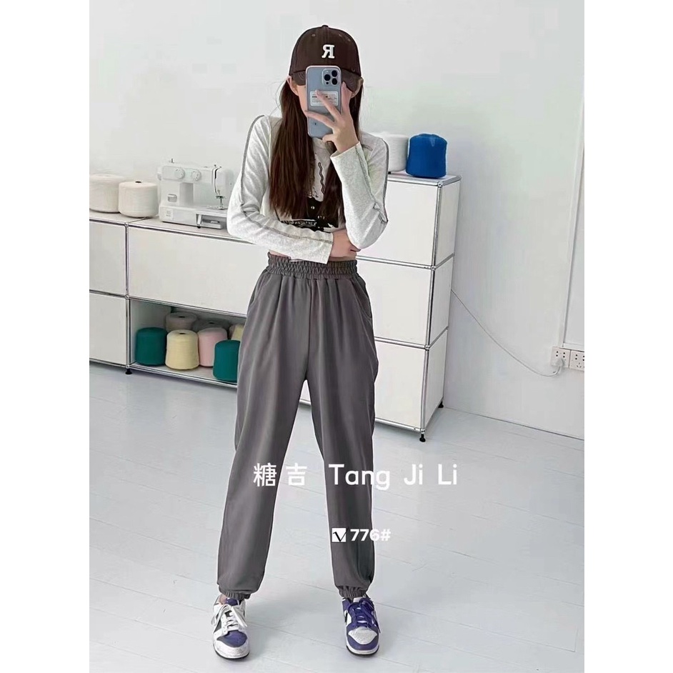 Quần Jogger vải hạt (776) (Ảnh/Video tự chụp)
