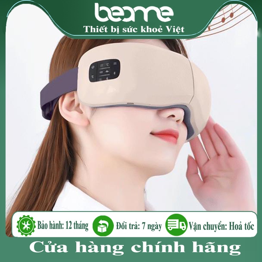 Máy massage Xoa bóp thư giãn đôi mắt giải tỏa căng thẳng mệt mỏi cho mắt hiệu quả, có sưởi nóng rung và túi khí HY-01