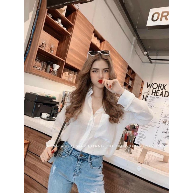 Áo sm tay dài Bigsize 55 đến 90 ký