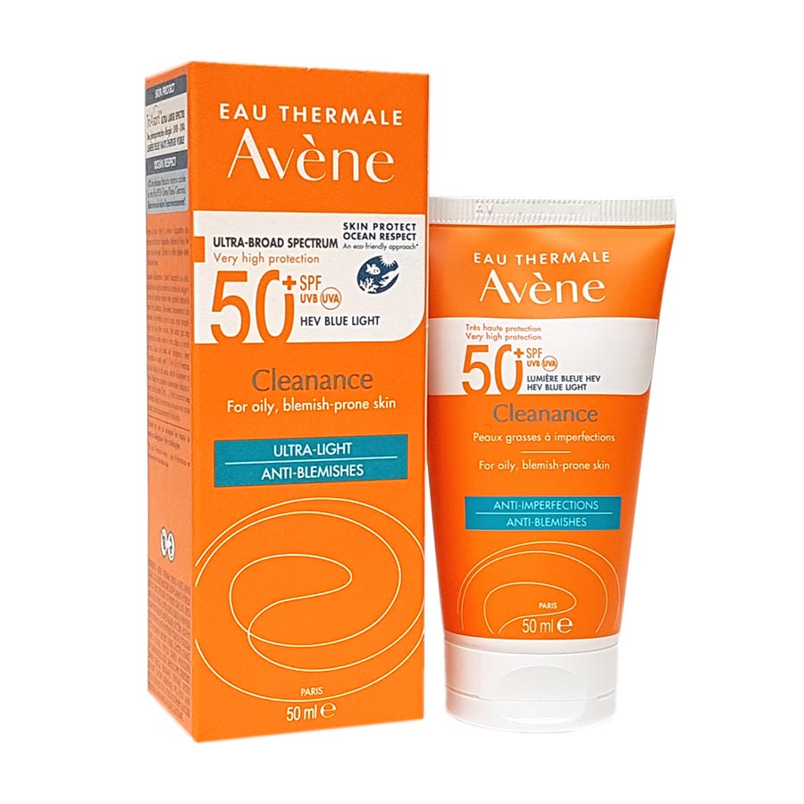 [Bill Pháp] Kem chống nắng Avene Cleanance SPF 50+ dành cho da dầu, da dễ bị mụn - Mẫu mới