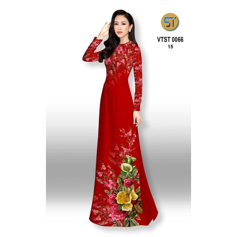 ÁO DÀI HOA MAY SẴN