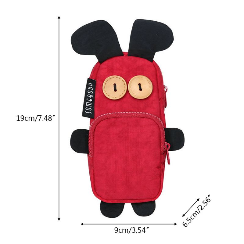 Túi Đựng Bút / Đồ Trang Điểm Họa Tiết Thỏ Hoạt Hình Mới Lạ Cho Học Sinh