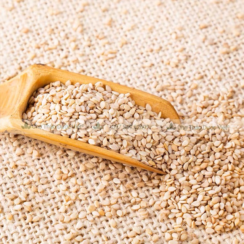 Hạt mè trắng, mè đen hữu cơ 500g ( Vừng đen, vừng trắng khô làm sốt mè rang thơm ngon) - Chợ Thảo Dược Việt