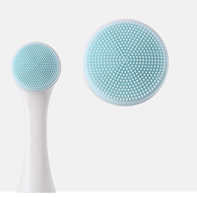 Cọ rửa mặt massage thu nhỏ lỗ chân lông cầm tay thiết kế hai đầu | BigBuy360 - bigbuy360.vn